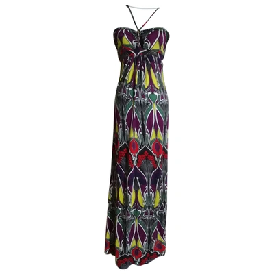 Pre-owned T-bags Maxi Dress In Multicolour
