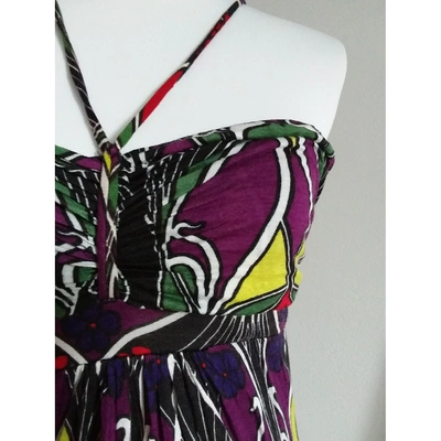 Pre-owned T-bags Maxi Dress In Multicolour