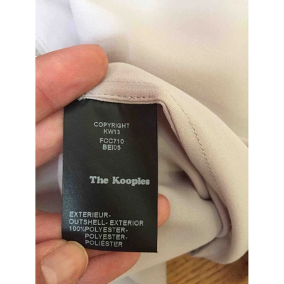 Pre-owned The Kooples Grey Polyester Top