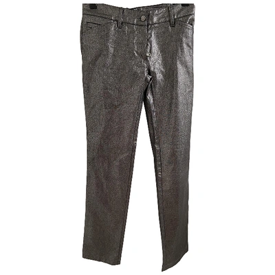 Pre-owned Dolce & Gabbana Large Pants In Silver