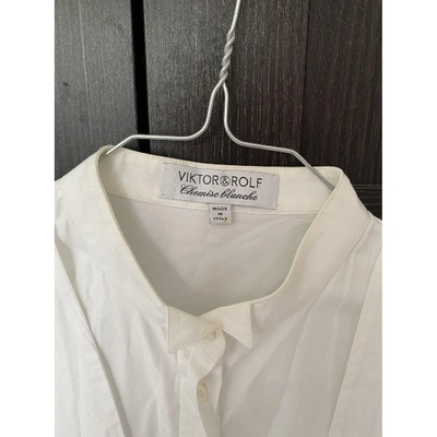 Pre-owned Viktor & Rolf Shirt In White