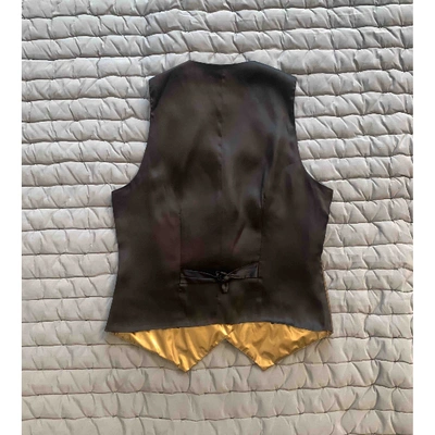 Pre-owned Moschino Cheap And Chic Waistcoat In Gold
