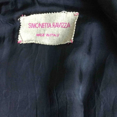 Pre-owned Simonetta Ravizza Black Leather  Top