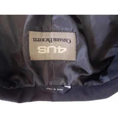 Pre-owned Cesare Paciotti Black Polyester Jacket