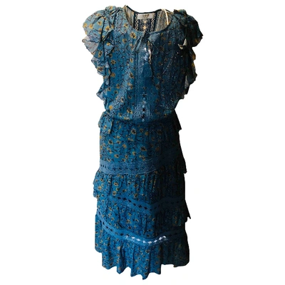 Pre-owned Sea New York Mid-length Dress In Blue