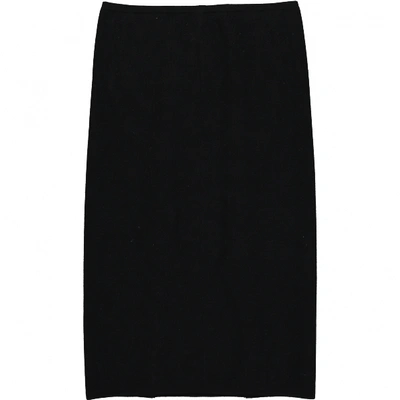 Pre-owned Alexander Wang Wool Mini Skirt In Black