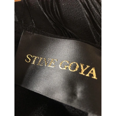 Pre-owned Stine Goya Black Polyester Dresses