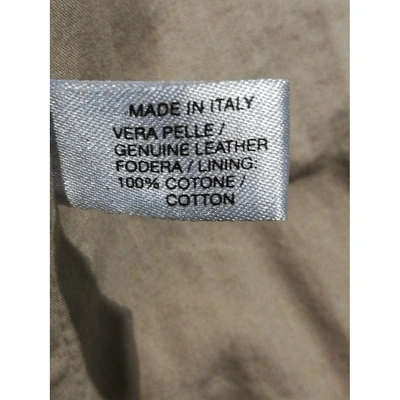 Pre-owned Bottega Veneta Leather Short Vest In Other