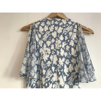 Pre-owned Topshop Unique Tophop Unique  Blue Silk Dress