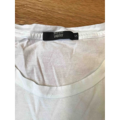 Pre-owned Markus Lupfer White Cotton Top