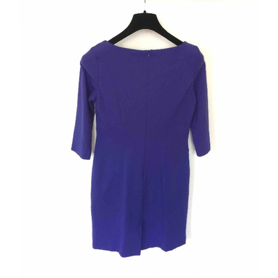 Pre-owned Luisa Cerano Purple Dress