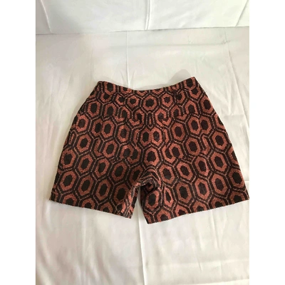Pre-owned Burberry Cotton Shorts In Pattern