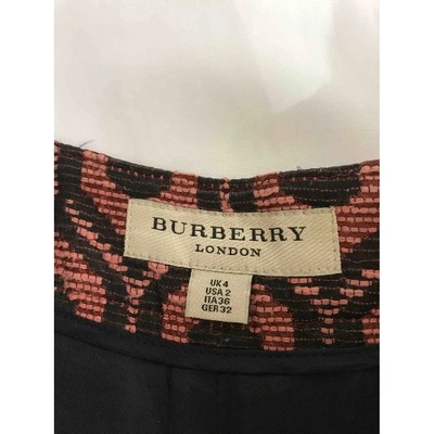 Pre-owned Burberry Cotton Shorts In Pattern
