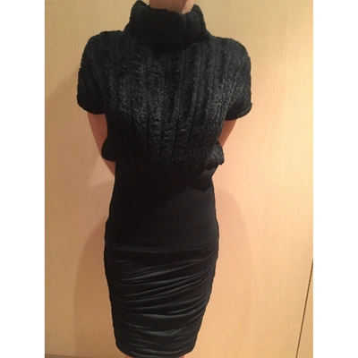 Pre-owned Alaïa Wool Top In Black