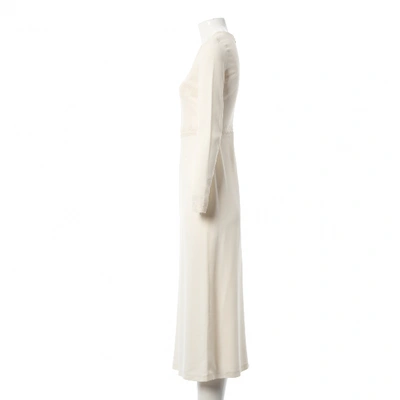 Pre-owned Vilshenko Mid-length Dress In Ecru