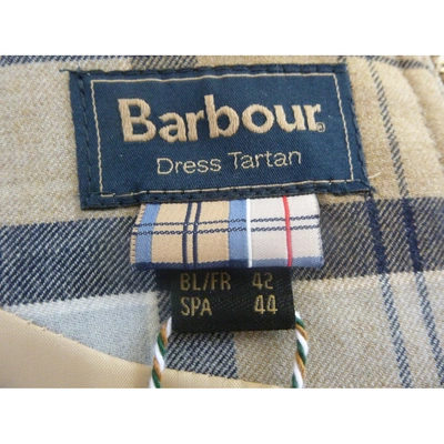 Pre-owned Barbour Wool Mid-length Dress In Brown