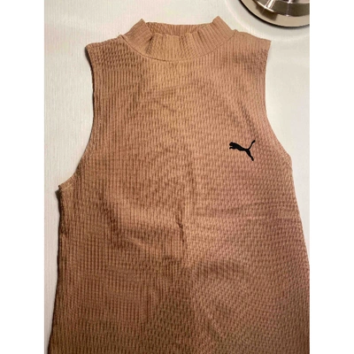 Pre-owned Puma Brown Cotton Dress