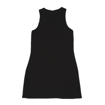 Pre-owned Christopher Kane Wool Mid-length Dress In Black
