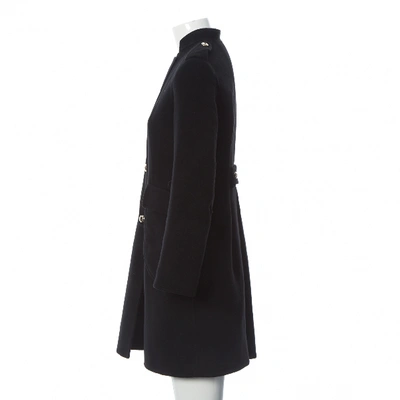 Pre-owned Saint Laurent Black Wool Coat