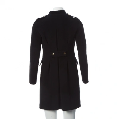 Pre-owned Saint Laurent Black Wool Coat