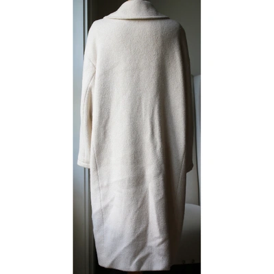 Pre-owned Ulla Johnson Ecru Wool Coat