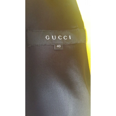 Pre-owned Gucci Yellow Cotton Coat