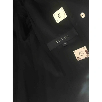 Pre-owned Gucci Coat In Black