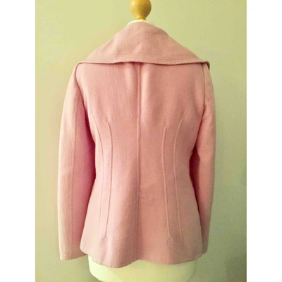 Pre-owned Valentino Wool Jacket In Pink
