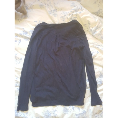 Pre-owned Tommy Hilfiger Blue Cotton Top