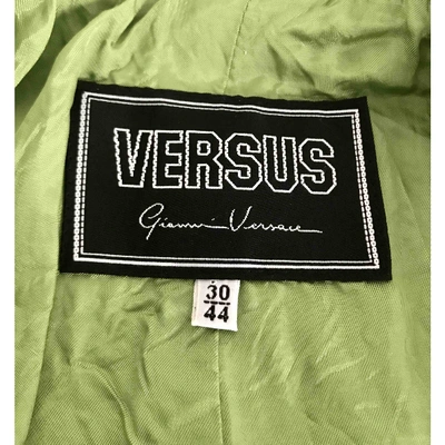 Pre-owned Versus Jacket In Green