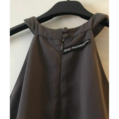 Pre-owned Jean Paul Gaultier Mini Dress In Anthracite