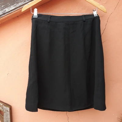 Pre-owned Max Mara Mini Skirt In Black