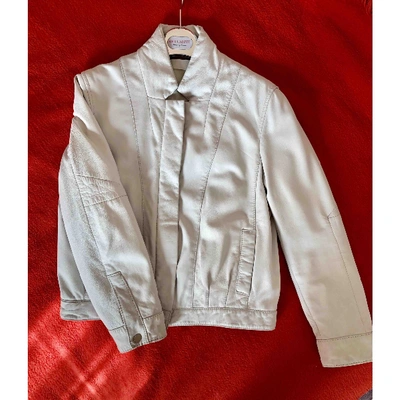 Pre-owned Zadig & Voltaire White Leather Jacket