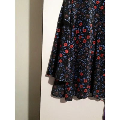 CYNTHIA ROWLEY Pre-owned Velvet Mini Dress In Multicolour