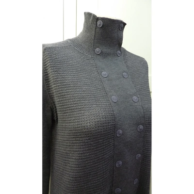 Pre-owned Pringle Of Scotland Grey Wool Dress