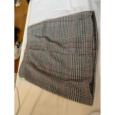 Pre-owned Nasty Gal Mini Skirt In Grey