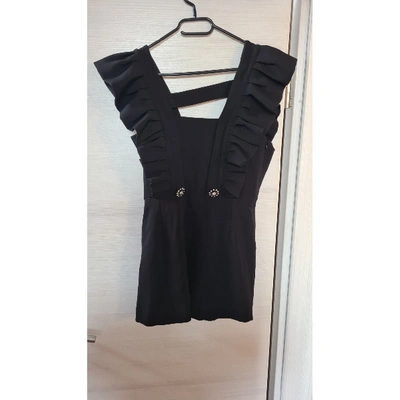 Pre-owned Claudie Pierlot Jumpsuit In Black