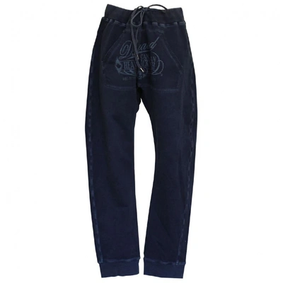 Pre-owned Dsquared2 Trousers In Blue