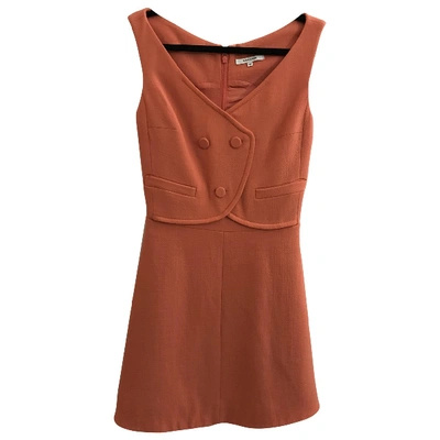 Pre-owned Carven Orange Wool Dress