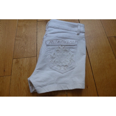 Pre-owned Paul & Joe White Cotton Shorts