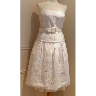 Pre-owned Prada White Cotton Dresses