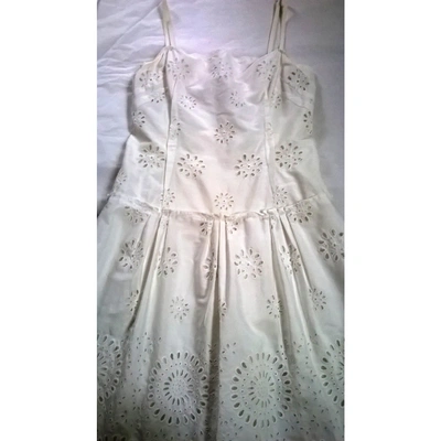 Pre-owned Prada White Cotton Dresses