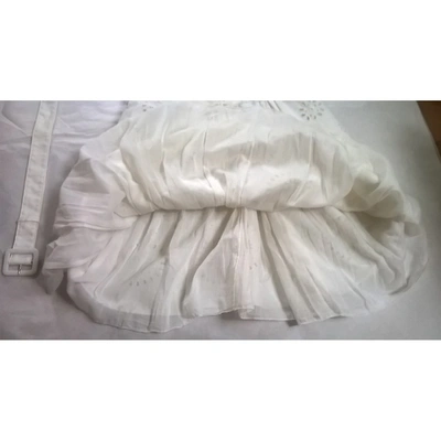 Pre-owned Prada White Cotton Dresses