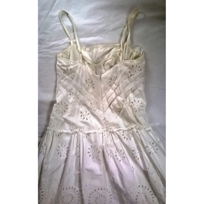 Pre-owned Prada White Cotton Dresses