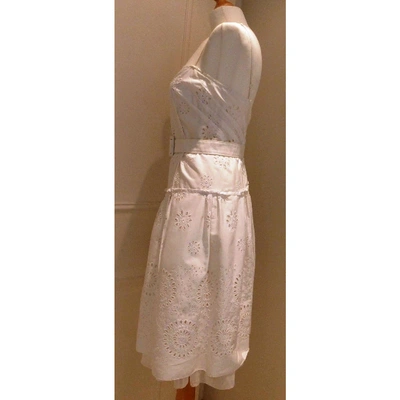 Pre-owned Prada White Cotton Dresses