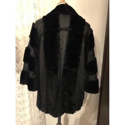 FENDI Pre-owned Leather Jacket In Black