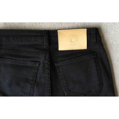 Pre-owned Christopher Kane Slim Jeans In Black