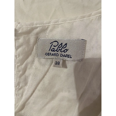 Pre-owned Pablo Mid-length Skirt In White