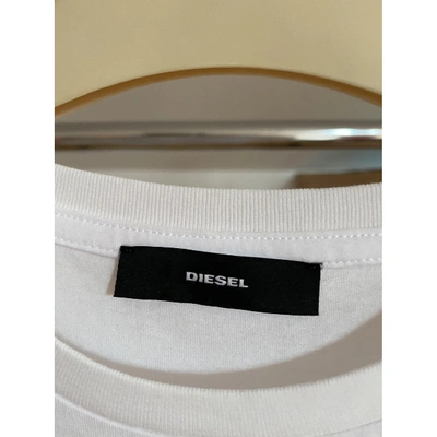 Pre-owned Diesel White Cotton  Top