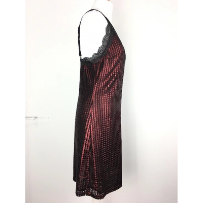 Pre-owned House Of Holland Burgundy Dress
